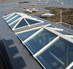 uPVC flat roof lantern 1m x 2m White image 6