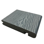Aqua Bullnose Composite Decking Board Anthracite Grey 3600 x 140 x 25mm