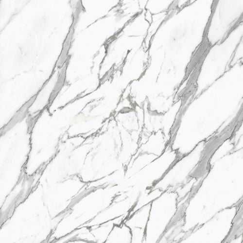 Carrera Marble White Grey Veined Wall Panel 250mm x 2.6m x 8mm (Pack of 4) - installed