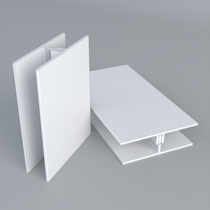 Duraklad Woodland Timber 18mm Division / H Bar 3m in White