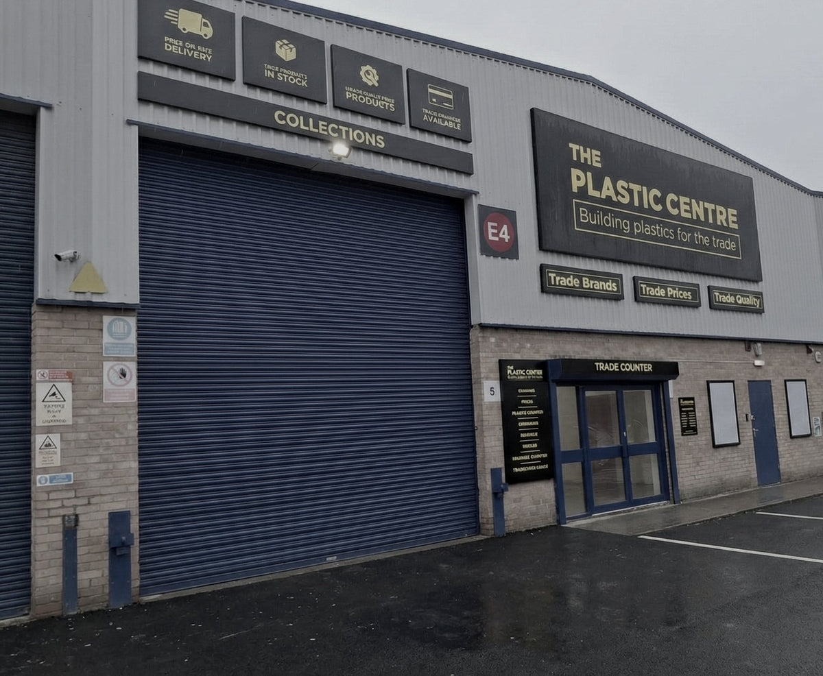 The Plastic Centre Leeds branch trade counter on Copley Hill Trading Estate