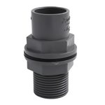 Aquaflow 21mm Straight Compression Tank Connector - Grey (OFSCTCG)