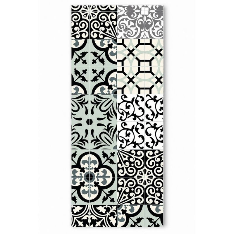 Patchwork Black Wall Panel 250mm x 2.6m x 8mm (Pack of 4)