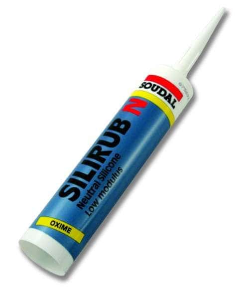 300ml Soudal Silirub Silicone Sealant