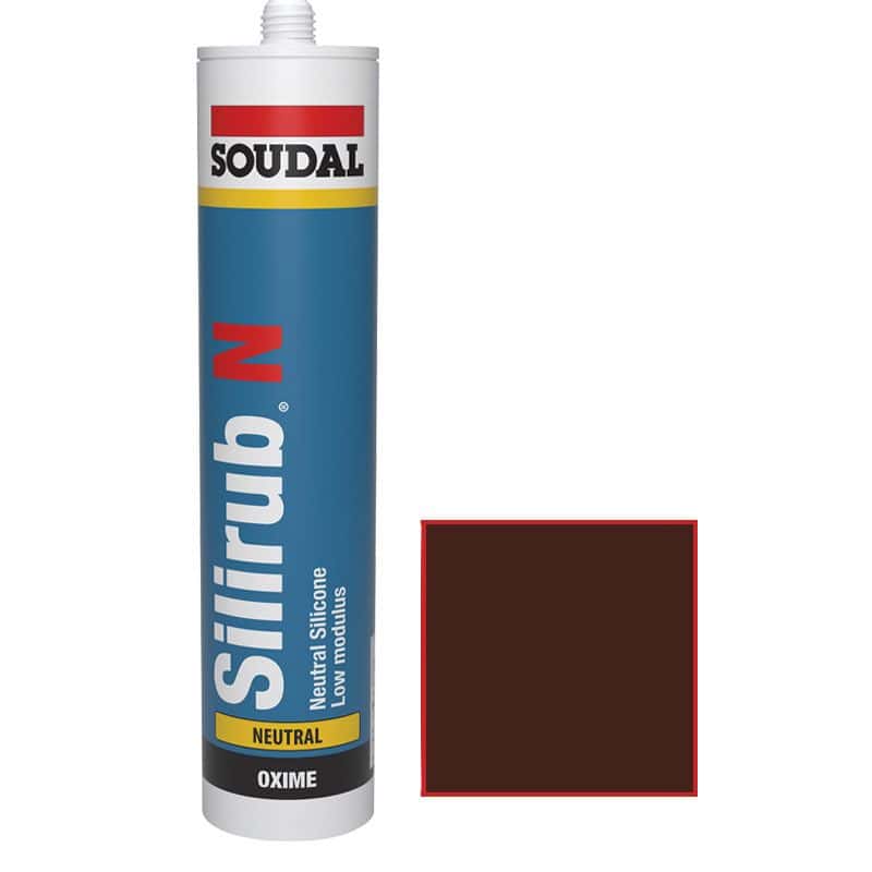 300ml Soudal Silirub Silicone Sealant