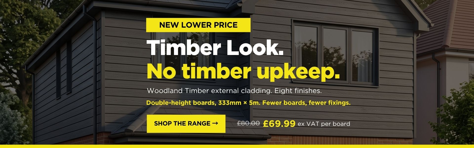 New Woodland Timber Cladding