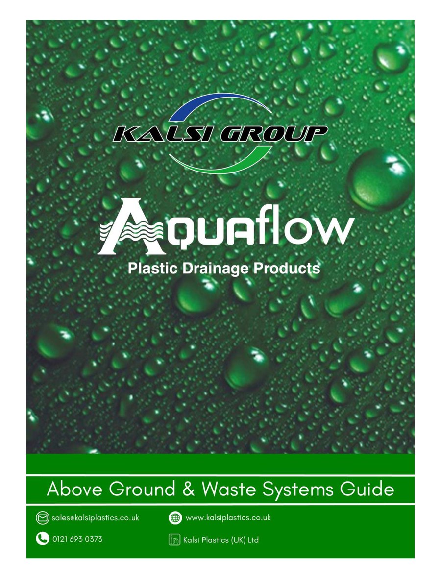 Aquaflow Above Ground Drainage & Waste Brochure