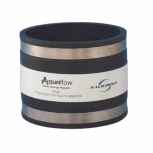 4 Inch Clay Iron to Plastic Adaptor