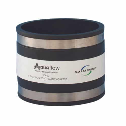 4 Inch Clay Iron to Plastic Adaptor