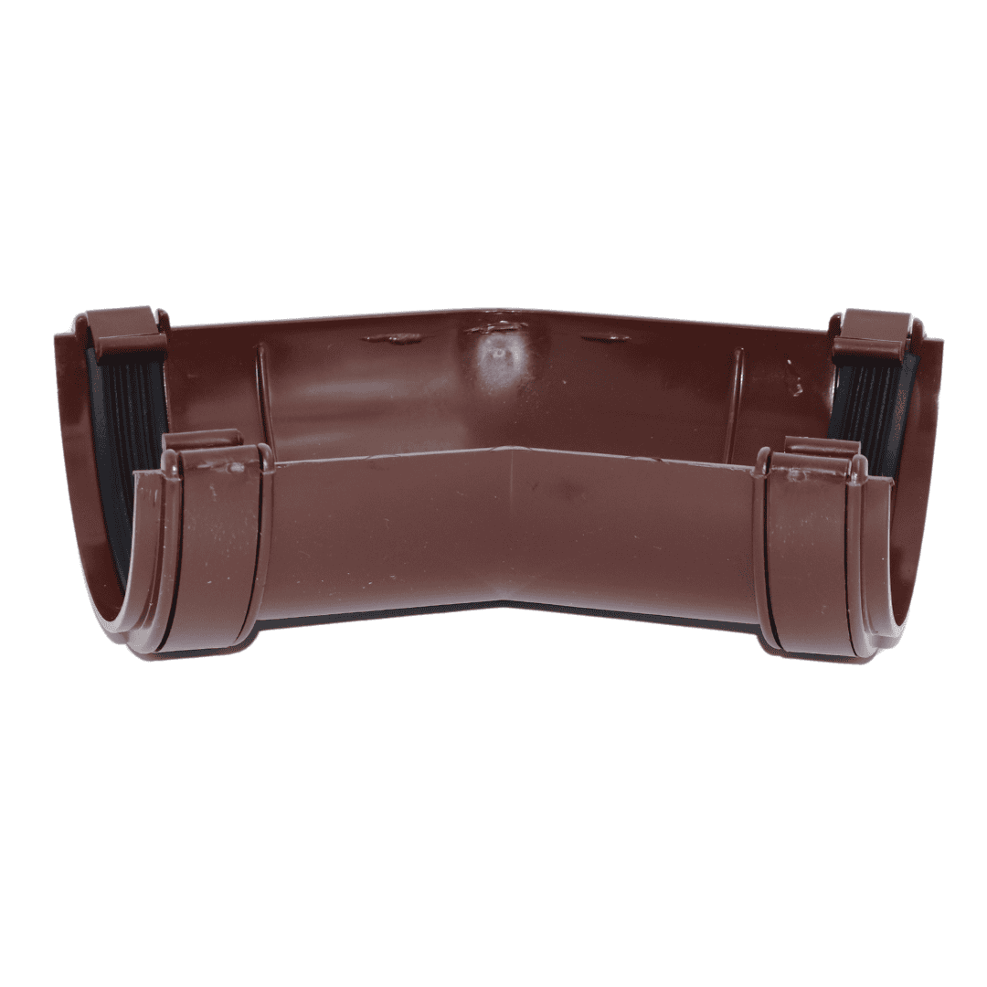 Brown Aquaflow 112mm Half Round Gutter Angle 150°