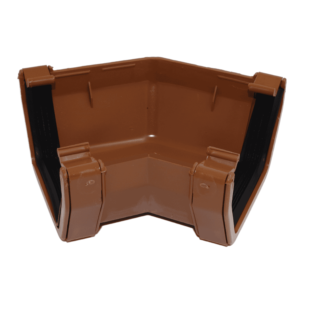 Light Brown Square 135° Gutter Angle