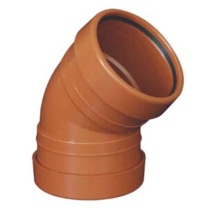 Aquaflow 110mm 45° Double Socket Bend