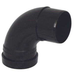 Aquaflow 110mm Single socket bend 92.5° Black