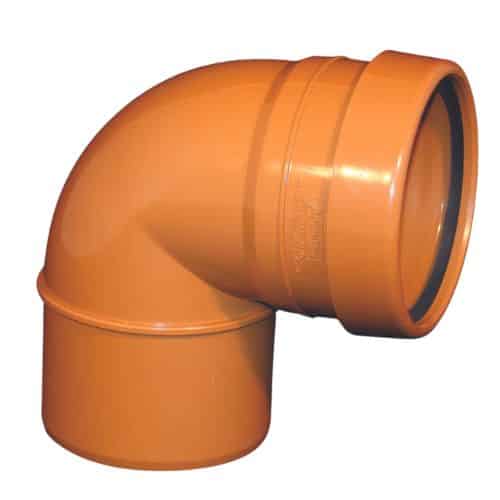 Aquaflow 110mm Underground 90° Single Socket Bend