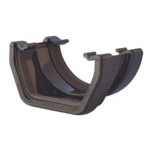 Aquaflow 112mm Cast Iron Effect Square to Round Gutter Adaptor