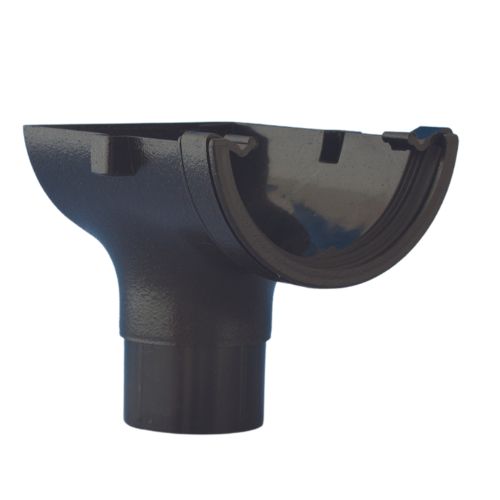 Aquaflow 112mm Cast Iron Effect Stop End Outlet