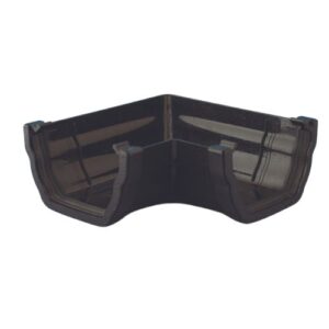 Aquaflow 114mm Cast Iron Effect Gutter Angle 90°