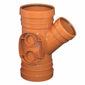 Aquaflow 160mm 45° Triple Socket Branch