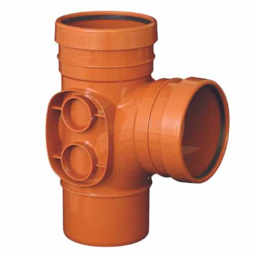 Aquaflow 160mm 87.5° Double Socket Branch