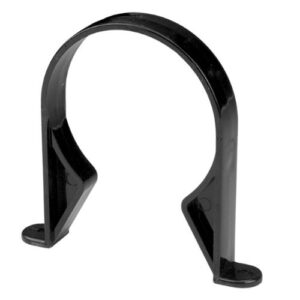 Aquaflow 160mm Push Fit Soil Pipe Clip Black