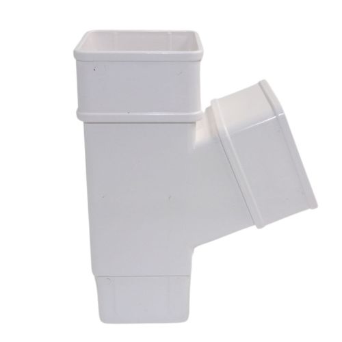 Aquaflow Square 112.5° Plastic Y Branch Fitting wHITE