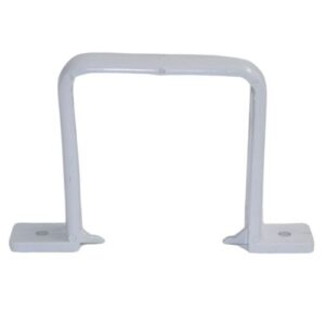 Aquaflow Square Downpipe Clips Flush White
