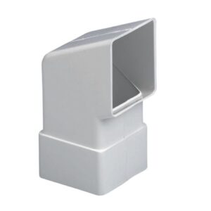 Aquaflow Square Downpipe Shoe White