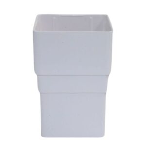 Aquaflow Square Plastic Downpipe Socket White