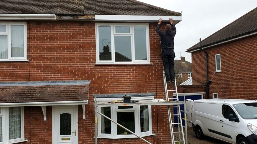 Fascia Board on House