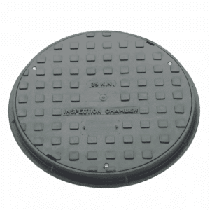 Aquaflow 470mm Round Plastic Manhole Cover & Frame