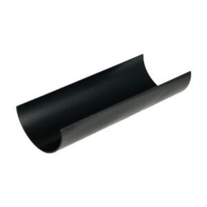 Aquaflow 112mm Half Round Cast Iron Effect Plastic Gutter 2m, 4m