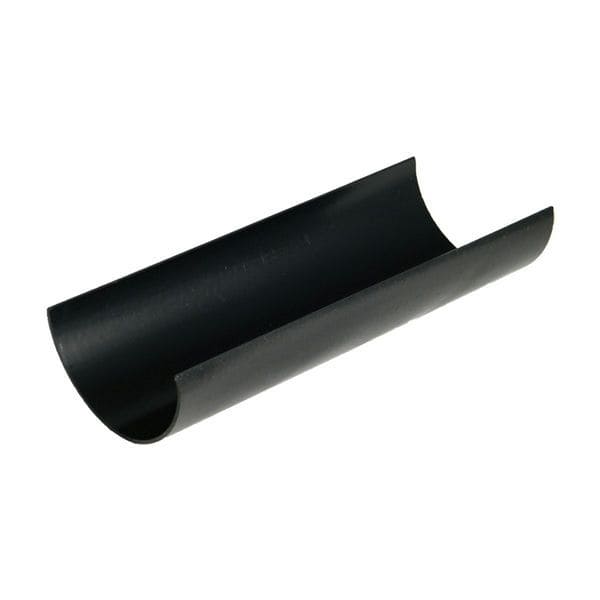 Aquaflow 112mm Half Round Cast Iron Effect Plastic Gutter 2m, 4m