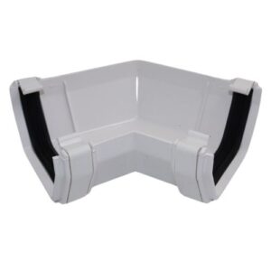 Square 135° Gutter Angle White