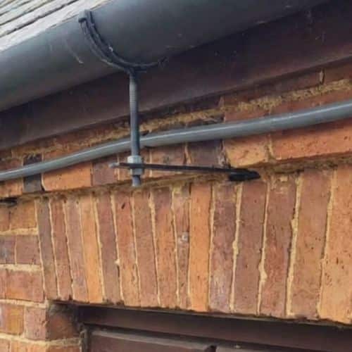 Square Steel Rise & Fall Bracket Fitted