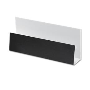 Black Universal Channel for Shiplap Cladding