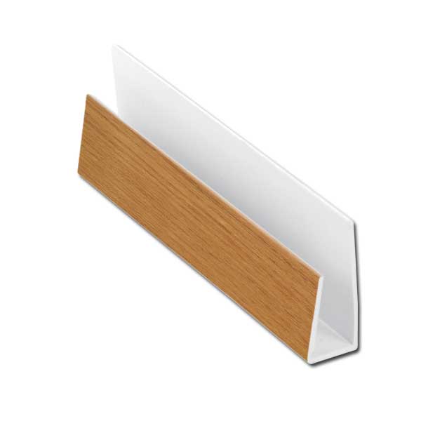 Aquacel Hollow Soffit Trims Irish Oak