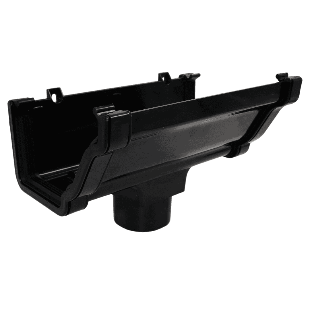 black Aquaflow 130mm Klassic Ogee Running Outlet