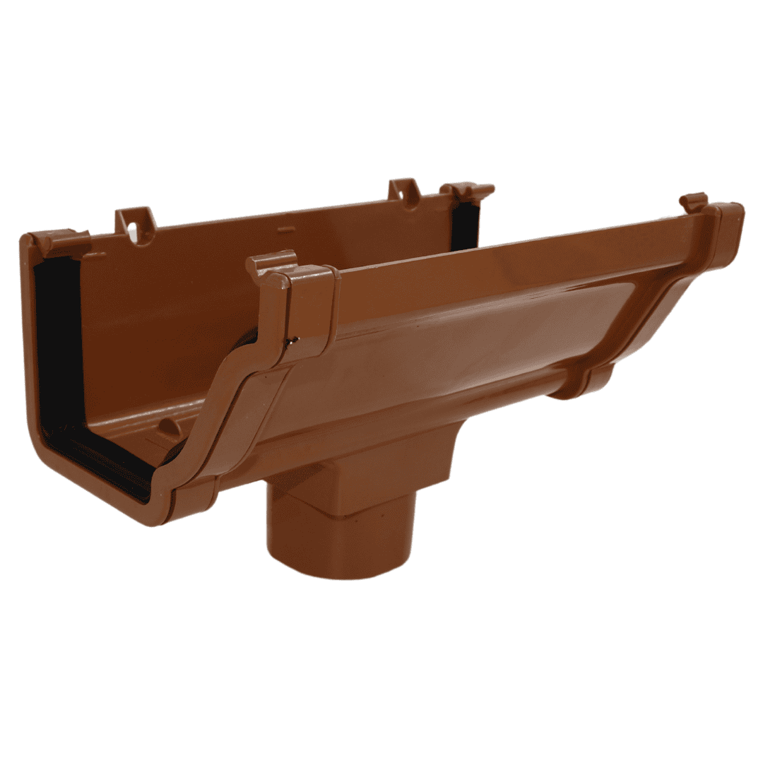 light brown Aquaflow 130mm Klassic Ogee Running Outlet
