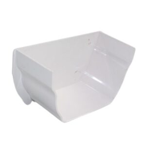 Aquaflow 125mm Krown Internal Ogee Stop End White