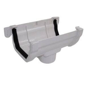 Aquaflow 125mm Krown Ogee Running Outlet White