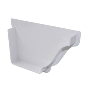 Aquaflow 130mm Right Hand Internal Ogee Stop End White