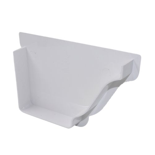 Aquaflow 130mm Right Hand Internal Ogee Stop End White