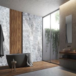 Roma Marble Effect 1000mm Shower Panels