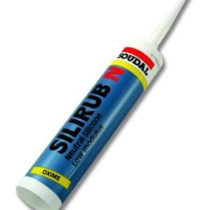 300ml Soudal Silirub Silicone Sealant