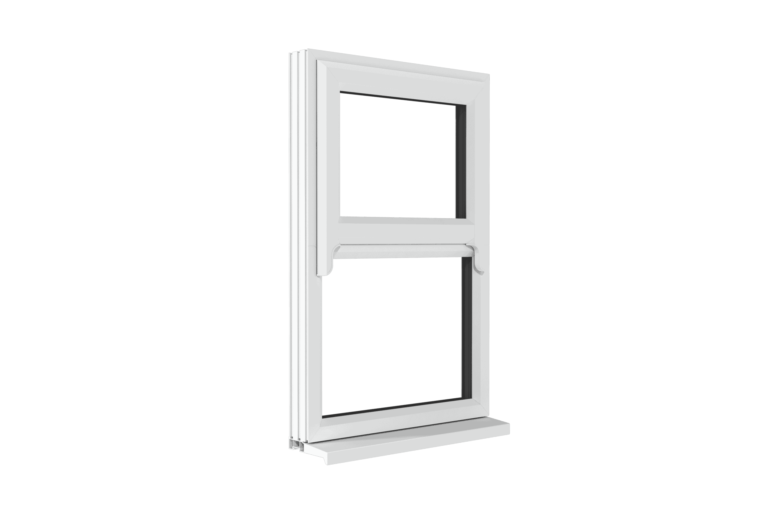 sash windows with vertical sliders