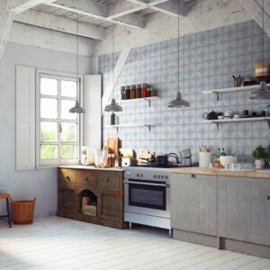 Blue Wall Panels