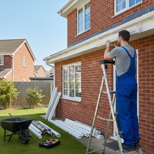 replacing guttering