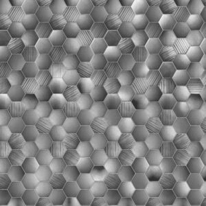 Hexagon Dream Grey Wall Panels