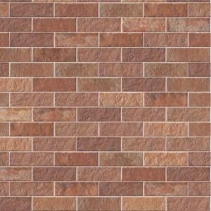 modern red brick wall tile