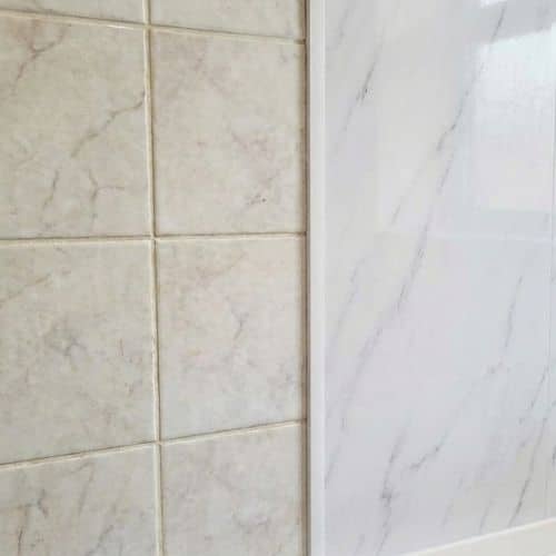 Bathroom tiles or panelling